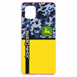 Чехол для Samsung Note 10 Lite John Deer camouflage blue - PrintSalon