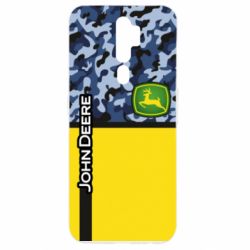 Чехол для Oppo A5/A9 2020 John Deer camouflage blue - PrintSalon