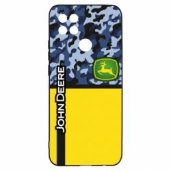 Чехол для Oppo A15s/A15 John Deer camouflage blue - PrintSalon