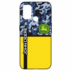 Чехол для Oppo A53/A32/A33 John Deer camouflage blue - PrintSalon