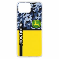 Чехол для Oppo A73 John Deer camouflage blue - PrintSalon