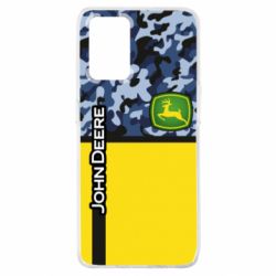 Чехол для Oppo A74 4G John Deer camouflage blue - PrintSalon