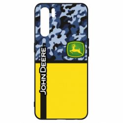 Чехол для Oppo A91/Reno3 John Deer camouflage blue - PrintSalon
