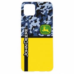 Чехол для Oppo A92s John Deer camouflage blue - PrintSalon