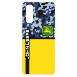 Чехол для Oppo Find X2 John Deer camouflage blue - PrintSalon
