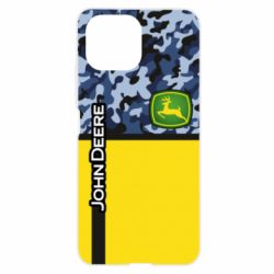 Чехол для Xiaomi Mi11 Lite John Deer camouflage blue - PrintSalon