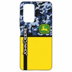 Чехол для Xiaomi Redmi Note 10 Pro John Deer camouflage blue - PrintSalon