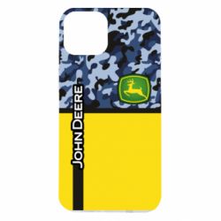 Чехол для iPhone 14 John Deer camouflage blue - PrintSalon