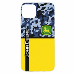 Чехол для iPhone 14 Plus John Deer camouflage blue - PrintSalon