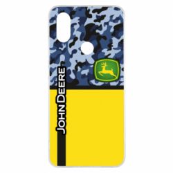 Чехол для Xiaomi Mi A2 John Deer camouflage blue - PrintSalon