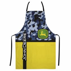 Фартук с 3D принтом John Deer camouflage blue