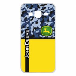 Чехол для Samsung J3 2016 John Deer camouflage blue - PrintSalon