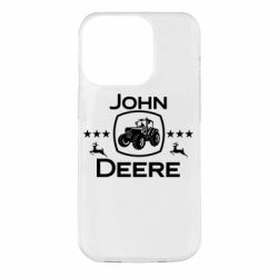 Чехол для iPhone 14 Pro John Deere and tractor fanArt - PrintSalon