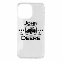 Чехол для iPhone 14 Pro Max John Deere and tractor fanArt - PrintSalon