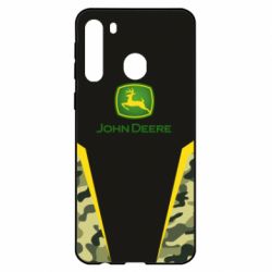Чехол для Samsung A21 John deere camouflage - PrintSalon