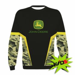 Дитячий 3D світшот John deere camouflage
