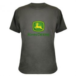Камуфляжная футболка John Deere logo - PrintSalon