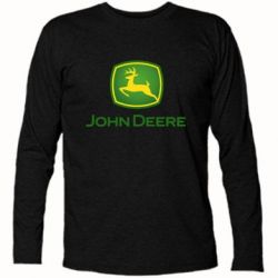 Футболка с длинным рукавом John Deere logo - PrintSalon