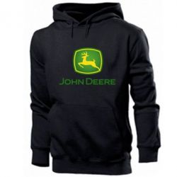 Мужское худи John Deere logo - PrintSalon