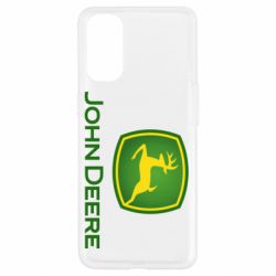 Чехол для Oppo Reno 4 John Deere logo - PrintSalon