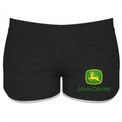 Женские шорты John Deere logo - PrintSalon