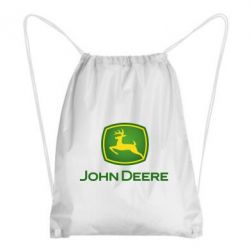 Рюкзак-мешок John Deere logo - PrintSalon