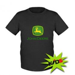 Детская футболка John Deere logo - PrintSalon