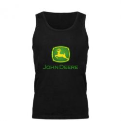 Мужская майка John Deere logo - PrintSalon
