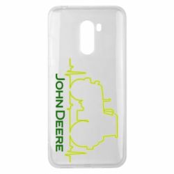 Чехол для Xiaomi Pocophone F1 John deere tractor - PrintSalon