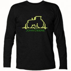 Футболка с длинным рукавом John deere tractor - PrintSalon