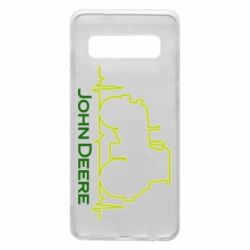 Чехол для Samsung S10 John deere tractor - PrintSalon