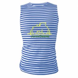 Майка-тельняшка John deere tractor - PrintSalon