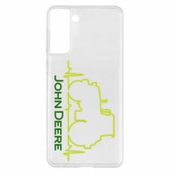 Чехол для Samsung S21+ John deere tractor - PrintSalon