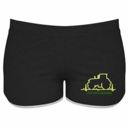 Женские шорты John deere tractor - PrintSalon
