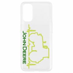 Чехол для Oppo Reno 4 John deere tractor - PrintSalon