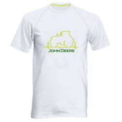 Мужская футболка для спорта John deere tractor - PrintSalon