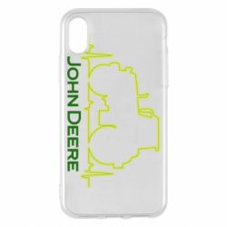 Чехол для iPhone X/Xs John deere tractor - PrintSalon