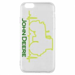 Чехол для iPhone 6/6S John deere tractor - PrintSalon