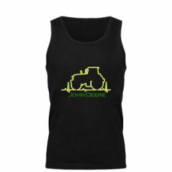 Мужская майка John deere tractor - PrintSalon