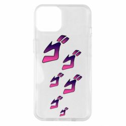 Чехол для iPhone 14 jojo hieroglyphs - PrintSalon