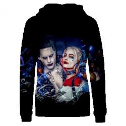 Жіноче 3D худі JOKER AND HARLEY QUINN-PrintSalon Жіноче 3D худі JOKER AND HARLEY QUINN