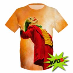 Детская 3D футболка Joker pop art - PrintSalon
