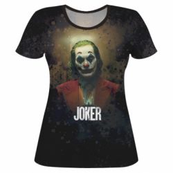 Женская футболка 3D Joker Put on a happy face! - PrintSalon