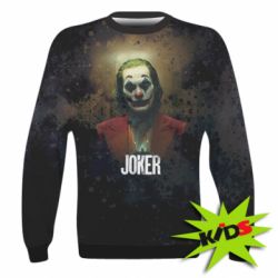Детский 3D свитшот Joker Put on a happy face! - PrintSalon