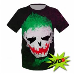 Детская 3D футболка Joker's face - PrintSalon