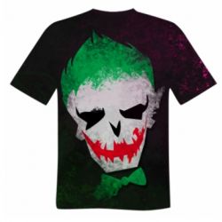 Мужская футболка 3D Joker's face - PrintSalon
