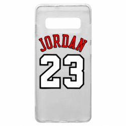 Чехол для Samsung S10+ Jordan 23 - PrintSalon