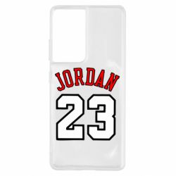 Чехол для Samsung S21 Ultra Jordan 23 - PrintSalon