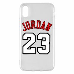 Чехол для iPhone X/Xs Jordan 23 - PrintSalon