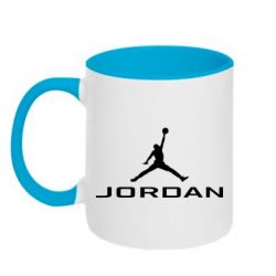 Чашка двухцветная 320ml Jordan - PrintSalon